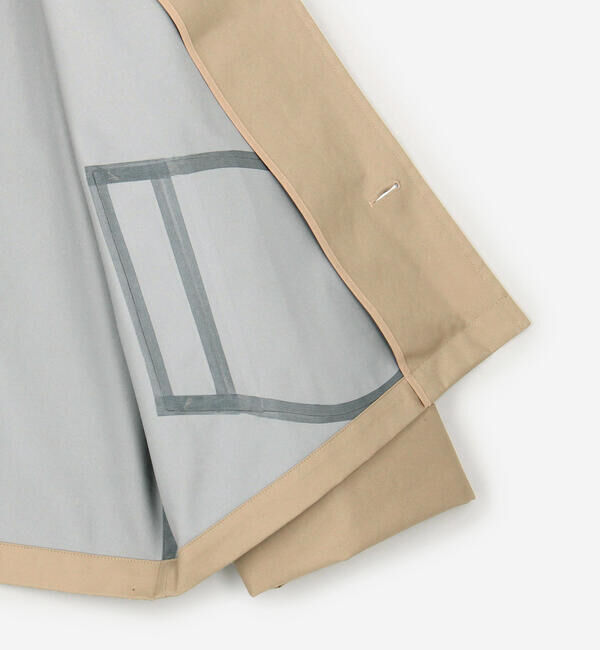 GYMPHLEX「Gymphlex | コットンギャバジン ショートコート WOMEN」|ステンカラーコート|