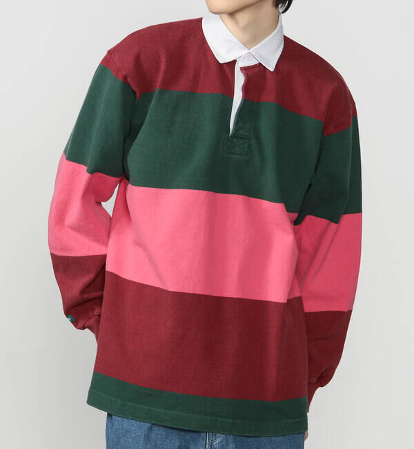  「BARBARIAN | 〈別注〉コットン フェードラグビーシャツ MEN」|Tシャツ・カットソー|