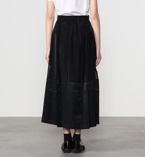  「eunoia | チューリップ コンビ ロングスカート WOMEN」|スカート|