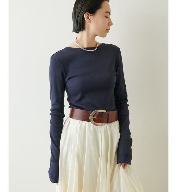  「Vバックシャンテレコカットソー」|Tシャツ・カットソー|