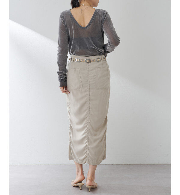  「フロッキーバックシャンカットソー」|Tシャツ・カットソー|