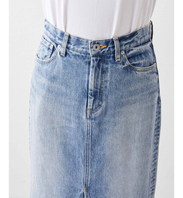  「デニムスリットスカート」|スカート|