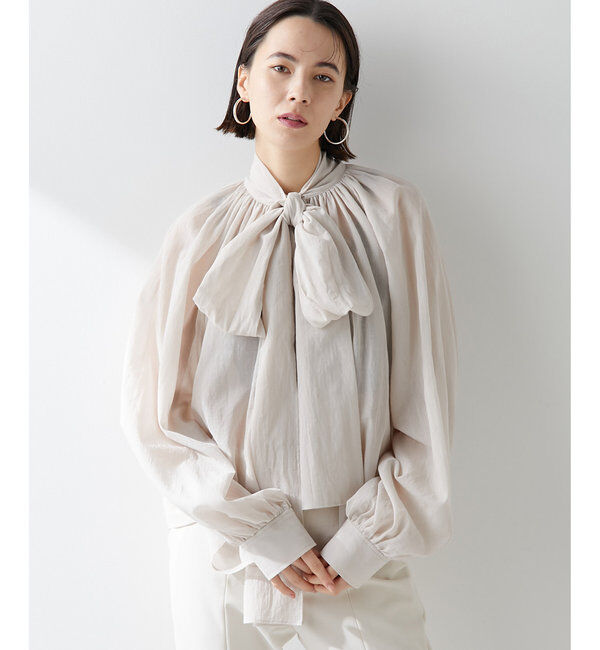  「ローンボウタイブラウス」|シャツ・ブラウス|