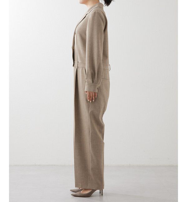 THE PAUSE「《コラボカラー》【THE PAUSE】テーラーカラージャンプスーツ」|ワンピース|