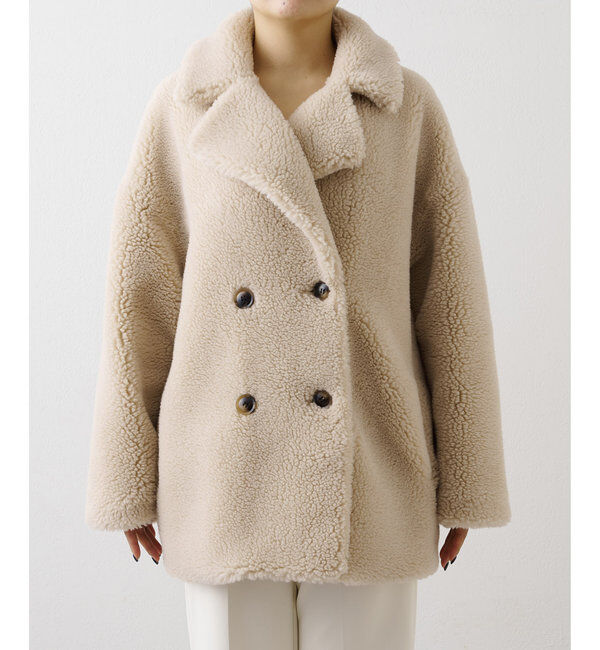 THE PAUSE「【THE PAUSE】ボアダブルコート」|その他|