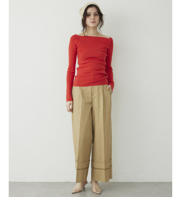 THE PAUSE「【THE PAUSE】オフショルニットプルオーバー」|ニット・セーター|