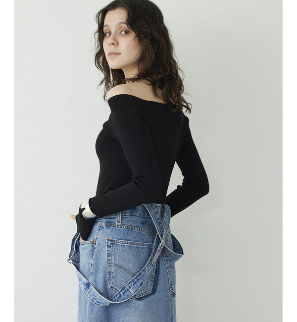 THE PAUSE「【THE PAUSE】オフショルニットプルオーバー」|ニット・セーター|