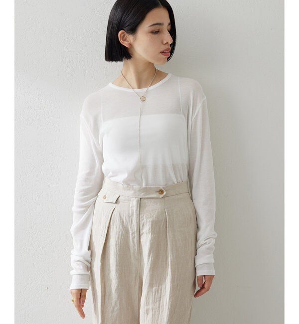  「【myporter】ロングスリーブTシャツ」|Tシャツ・カットソー|