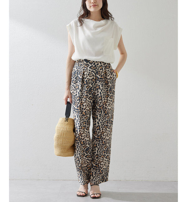  「サテンワッシャーノースリーブブラウス」|シャツ・ブラウス|