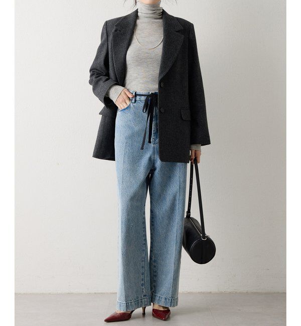  「センタープレスデニムパンツ」|デニム|