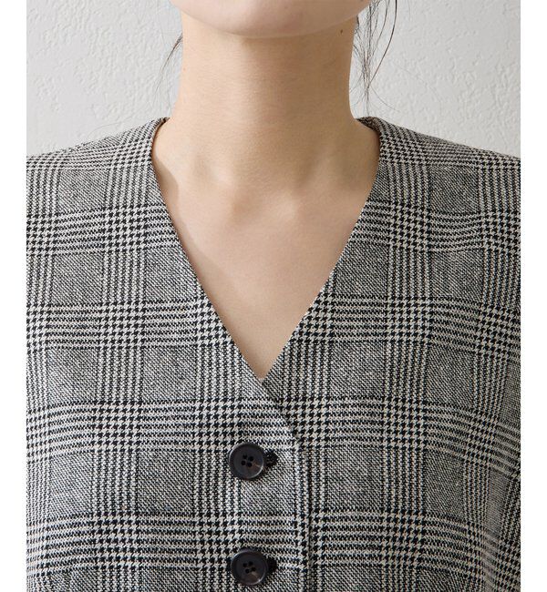  「ノーカラーベスト」|ベスト・ジレ|