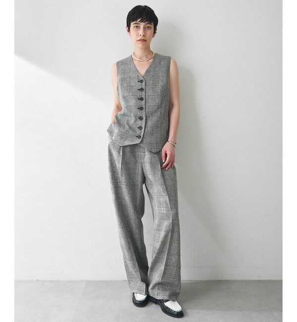  「ノーカラーベスト」|ベスト・ジレ|