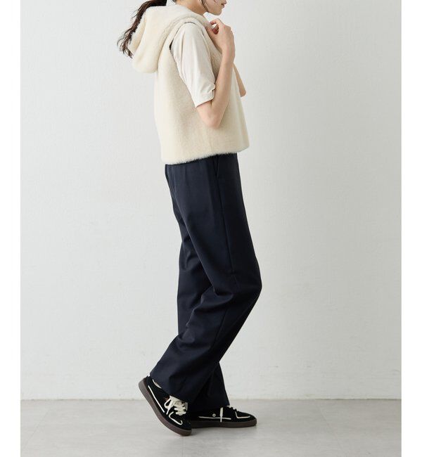  「平織りセンタープレスパンツ」|チノ|