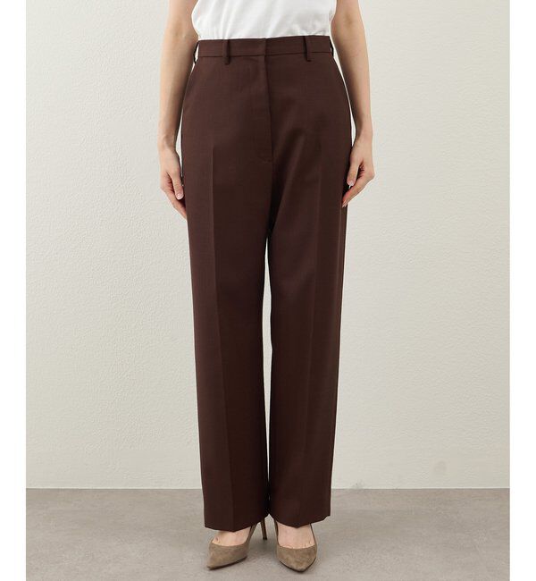  「平織りセンタープレスパンツ」|チノ|