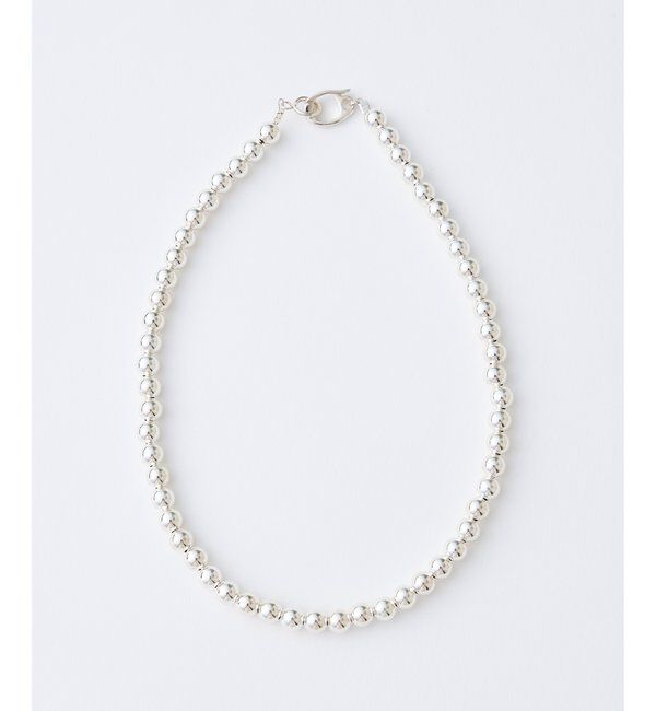 Hoaw.「【Hoaw.】シルバービース ショートネックレス」|リング|