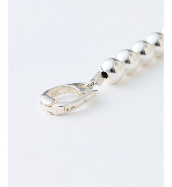 Hoaw.「【Hoaw.】シルバービース ショートネックレス」|リング|