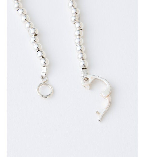 Hoaw.「【Hoaw.】シルバービース ロングネックレス」|リング|