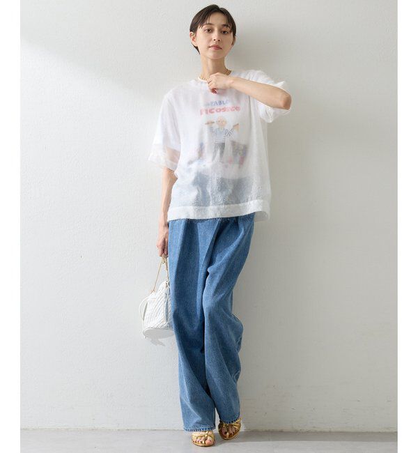  「ラップデニムパンツ」|デニム|