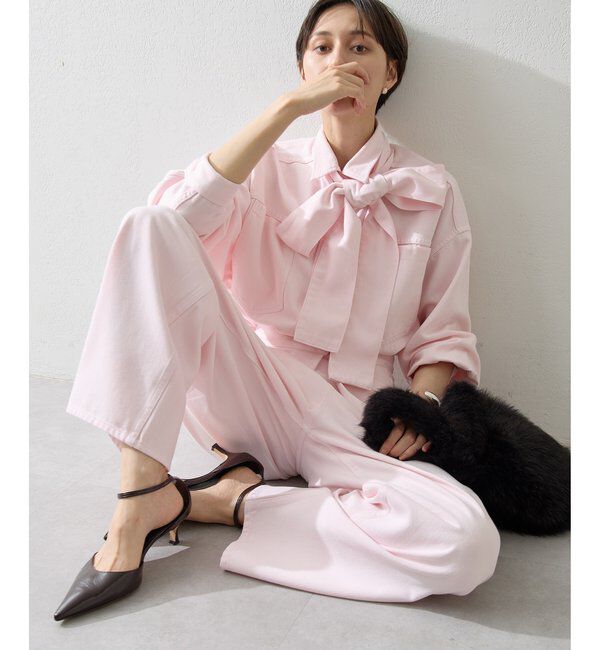  「ラップデニムパンツ」|デニム|