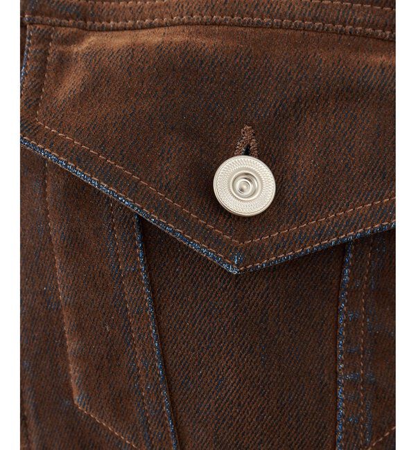  「デニムフロッキーGジャン」|デニムジャケット|