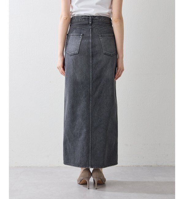  「デニムスリットスカート」|スカート|