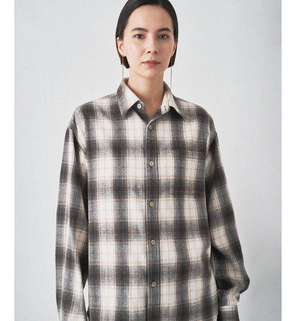 「シャギーチェックシャツ」|シャツ・ブラウス|