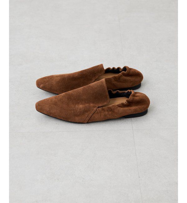  「【THE PAUSE】ギャザーフラットシューズ」|その他|