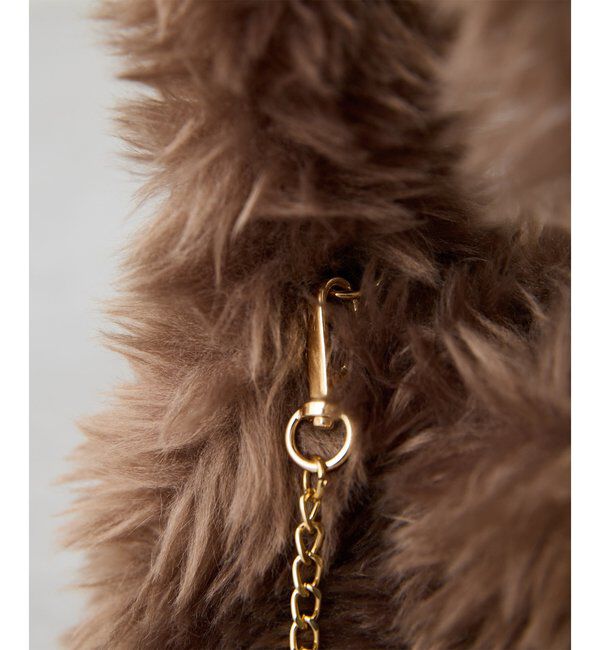 THE PAUSE「【THE PAUSE】フェイクファーミニBAG」|トートバッグ|