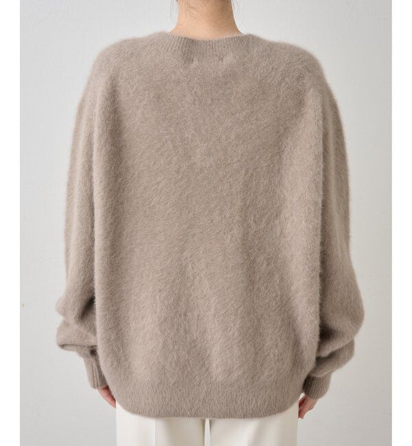  「ファーVプルオーバー」|ニット・セーター|