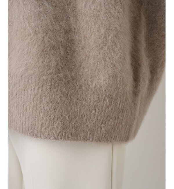  「ファーVプルオーバー」|ニット・セーター|