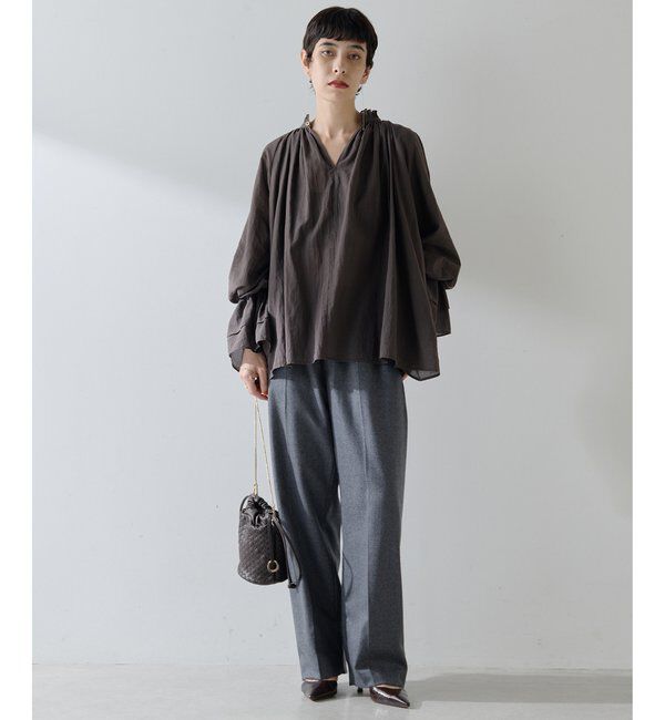  「サキソニーウールパンツ」|チノ|