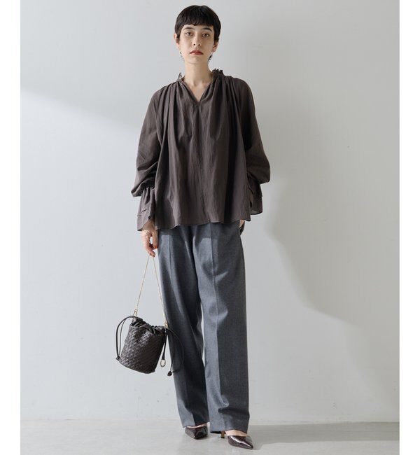  「サキソニーウールパンツ」|チノ|