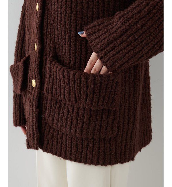 THE PAUSE「【THE PAUSE】ニットボタンジャケット」|その他|