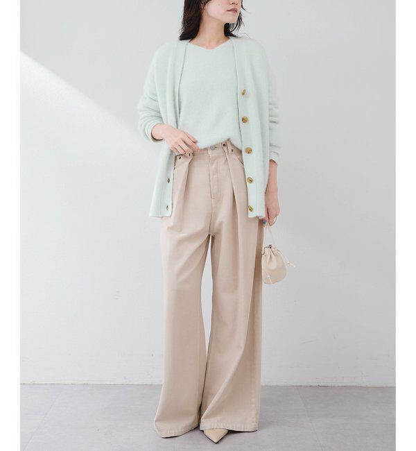  「フォックスウール Vネックプルオーバー」|ニット・セーター|