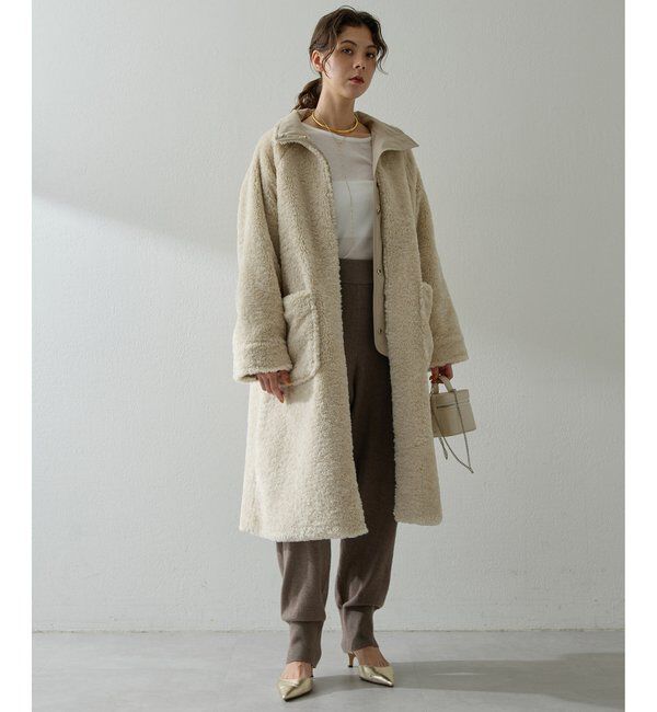  「リバーシブルボアコート」|その他|