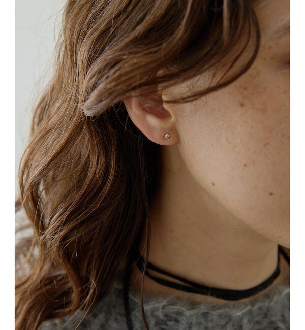  「【インフルエンサーコラボ】ビジューアレンジピアスSV」|リング|