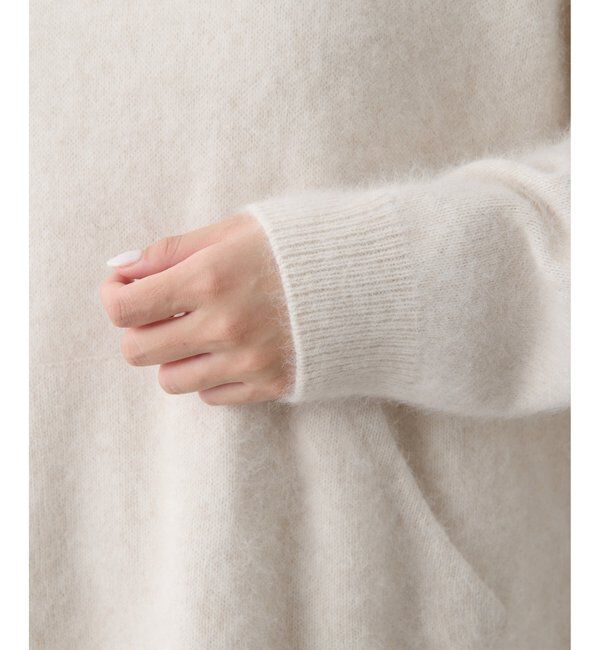 THE PAUSE「【THE PAUSE】ファーニットフーディープルオーバー」|ニット・セーター|