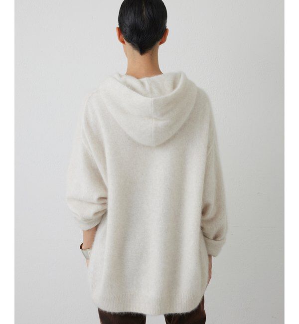 THE PAUSE「【THE PAUSE】ファーニットフーディープルオーバー」|ニット・セーター|