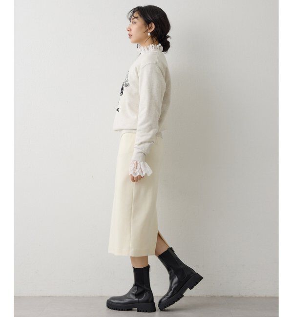  「圧縮スムースタイトスカート」|スカート|