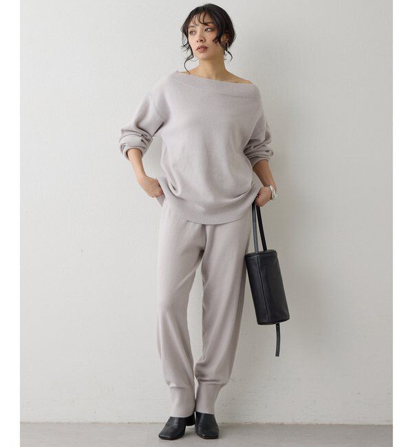  「ウールカシミヤオフショルプルオーバー」|ニット・セーター|