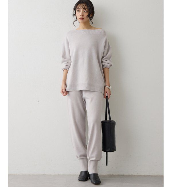  「ウールカシミヤオフショルプルオーバー」|ニット・セーター|
