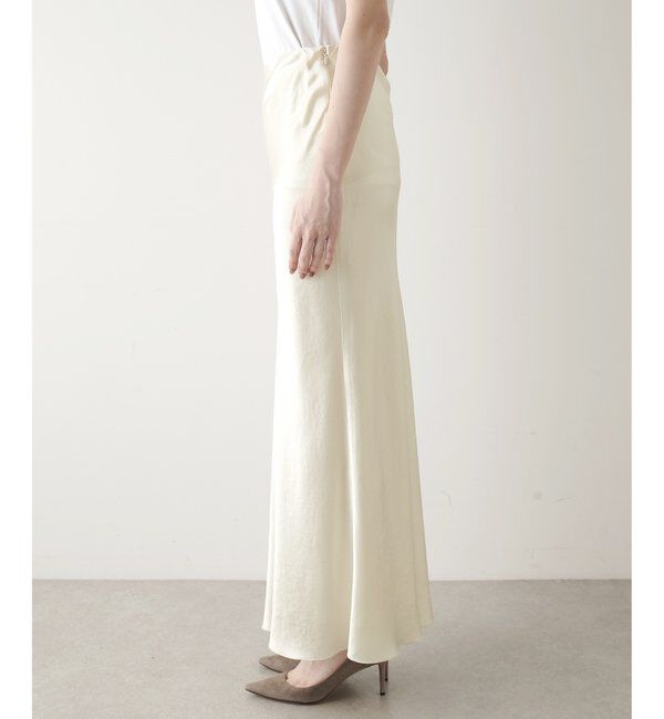  「サテンフレアスカート」|スカート|