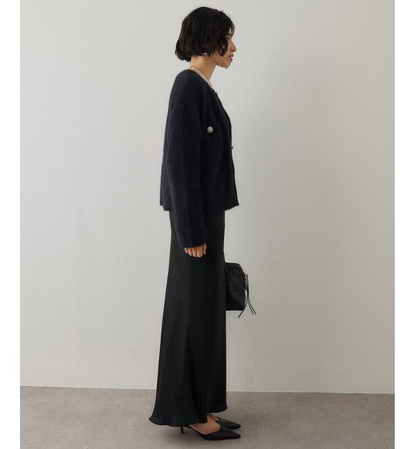  「サテンフレアスカート」|スカート|