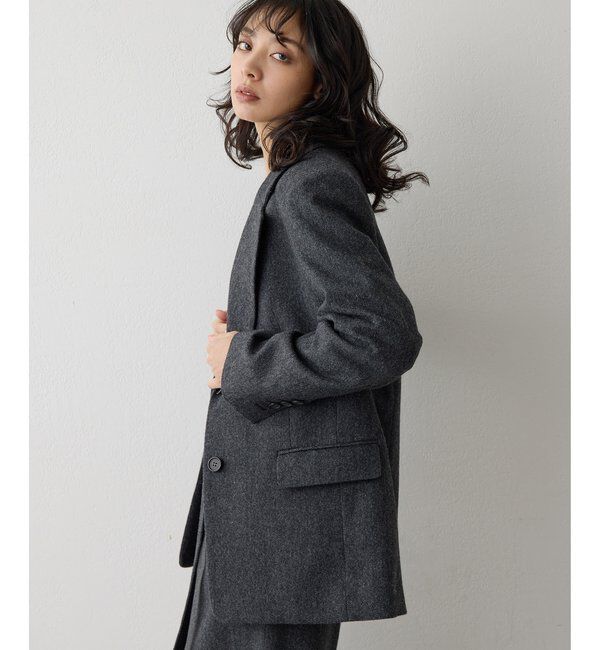  「ウールシングルジャケット」|テーラードジャケット|