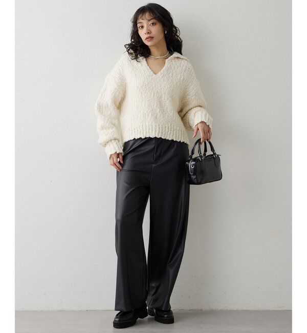  「ローゲージスキッパープルオーバー」|ニット・セーター|