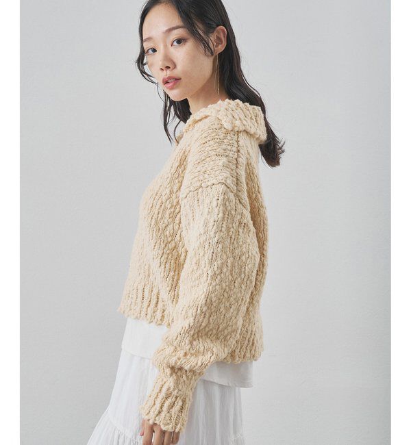  「ローゲージスキッパープルオーバー」|ニット・セーター|