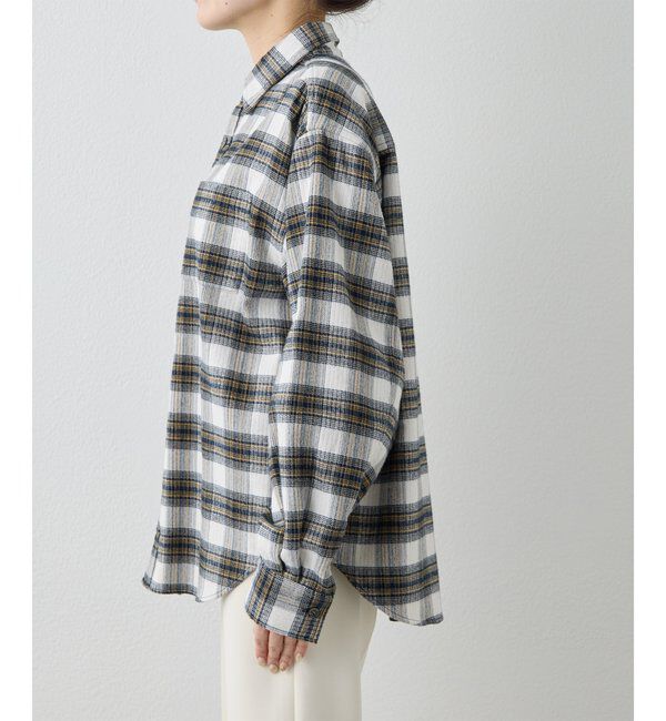  「ピケチェックシャツ」|シャツ・ブラウス|