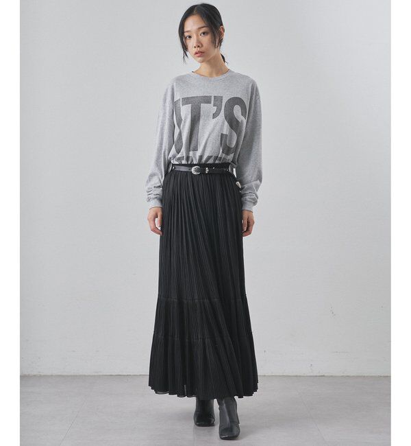  「オーガンジーティアードスカート」|スカート|