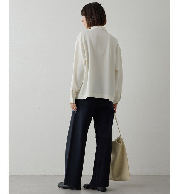  「ポンチ裏起毛バレルパンツ」|チノ|