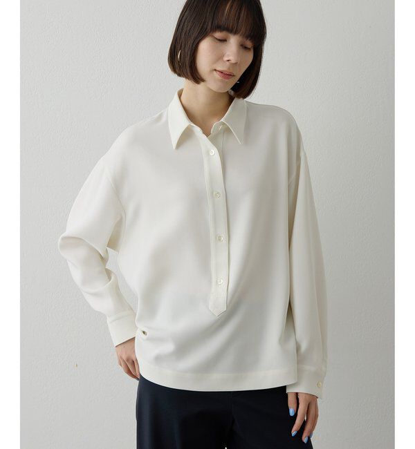  「ダブルクロススキッパープルオーバー」|シャツ・ブラウス|